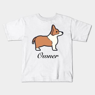 Corgi Owner Kids T-Shirt